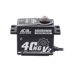 4Gkg RC servo with 'A80BHMW' model number on a white background