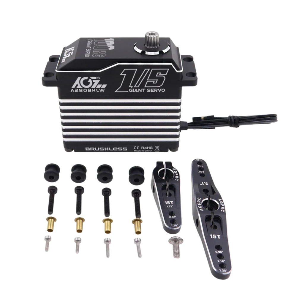AGFRC Brushless 78KG Billet Servo - A280BHMW