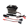 AGFRC A280BVLW V2 brushless 250kg billet RC servo with servo horns, cables and connectors.