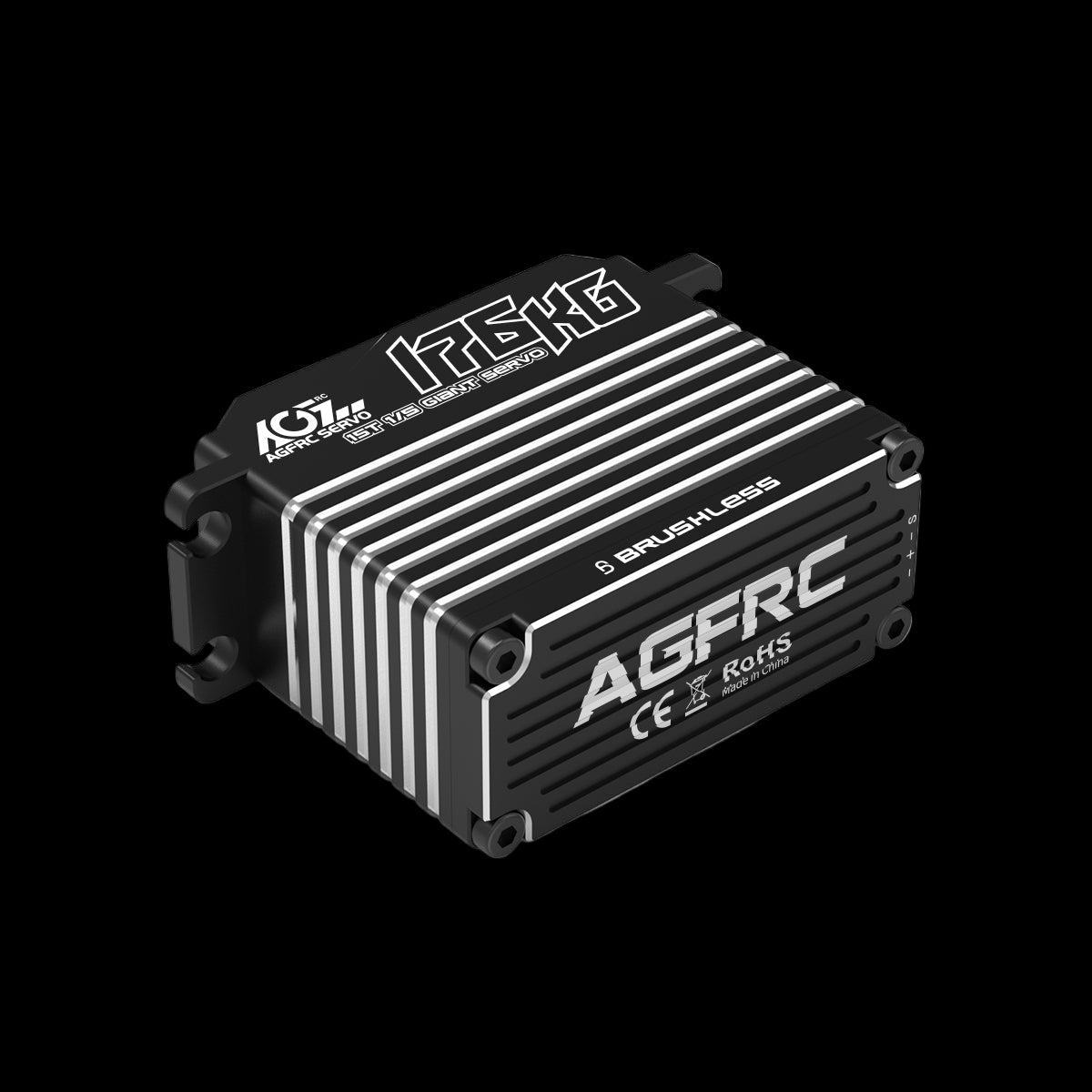 AGFRC brushless motor controller on a white background