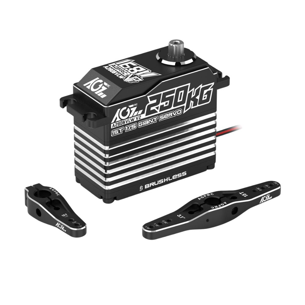 AGFRC Brushless 250KG Billet Servo A280BVLW V2