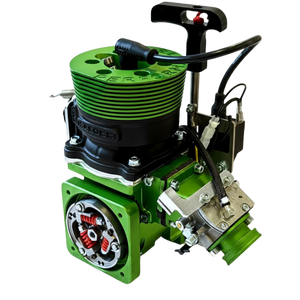 ALX 71 Performante engine kit in green anodised finish for Primal Raminator MT
