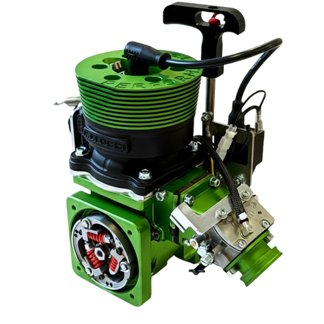 ALX 71 Performante engine kit in green anodised finish for Primal Raminator MT