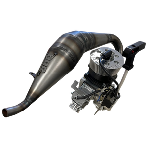 ALX 71 Performante engine kit in raw finish with DRP exhaust pipe for Primal Raminator MT