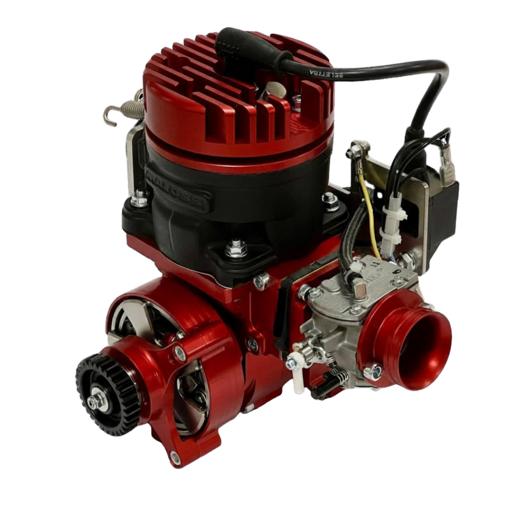 ALX 85 Malossi engine kit in red anodised finish for MCD MAX