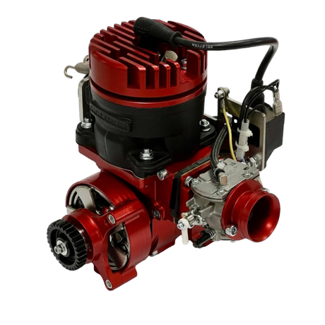 ALX 85 Malossi engine kit in red anodised finish for Kraken Vekta 5