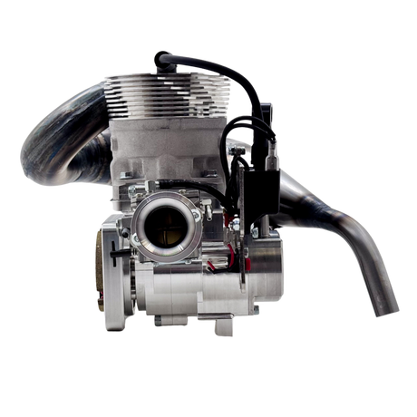 ALX Brutale 96cc Malossi GSR46 GoPed engine kit shown from the carburettor side