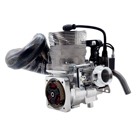 Front view of ALX Brutale 96cc Malossi GSR46 GoPed engine kit showing carburettor intake