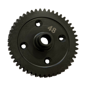 Black gear with the number 48 on a white background