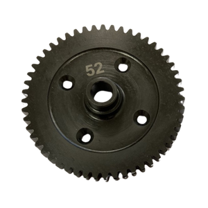 Black gear with the number 52 on a white background