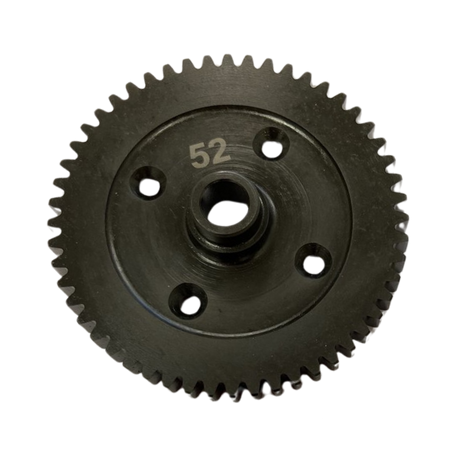 Black gear with the number 52 on a white background
