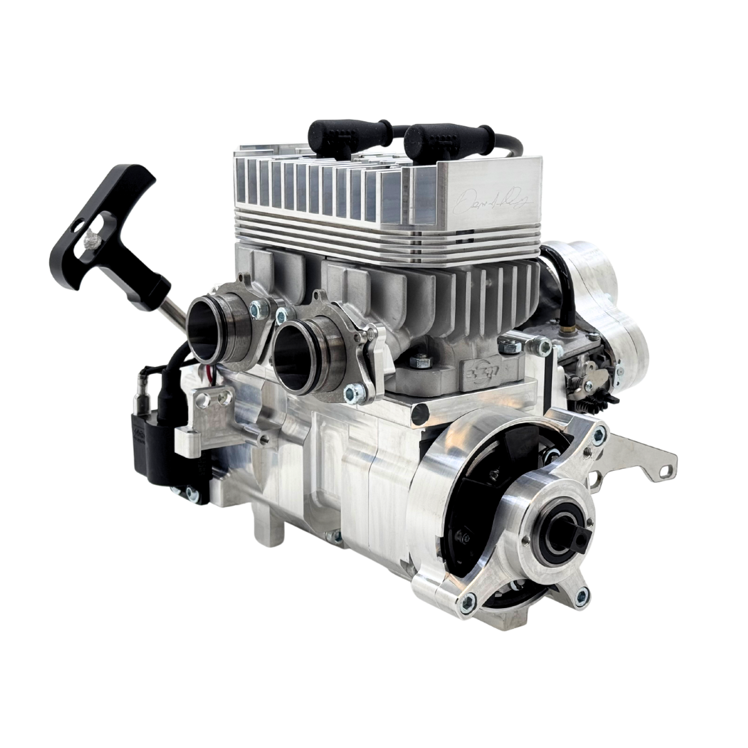 Engine block on a white background