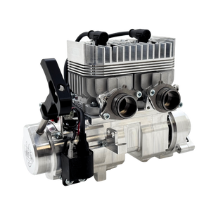 Engine model on a white background