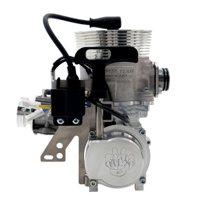 Engine component with visible branding on a white background