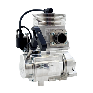 Mechanical engine on a white background