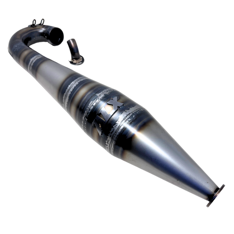 Exhaust pipe on a white background