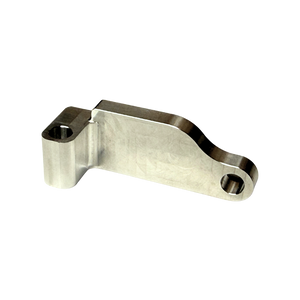 Metal mechanical component on a white background
