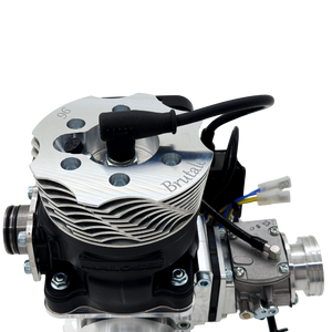 Engine block with 'Brutale' branding on a white background