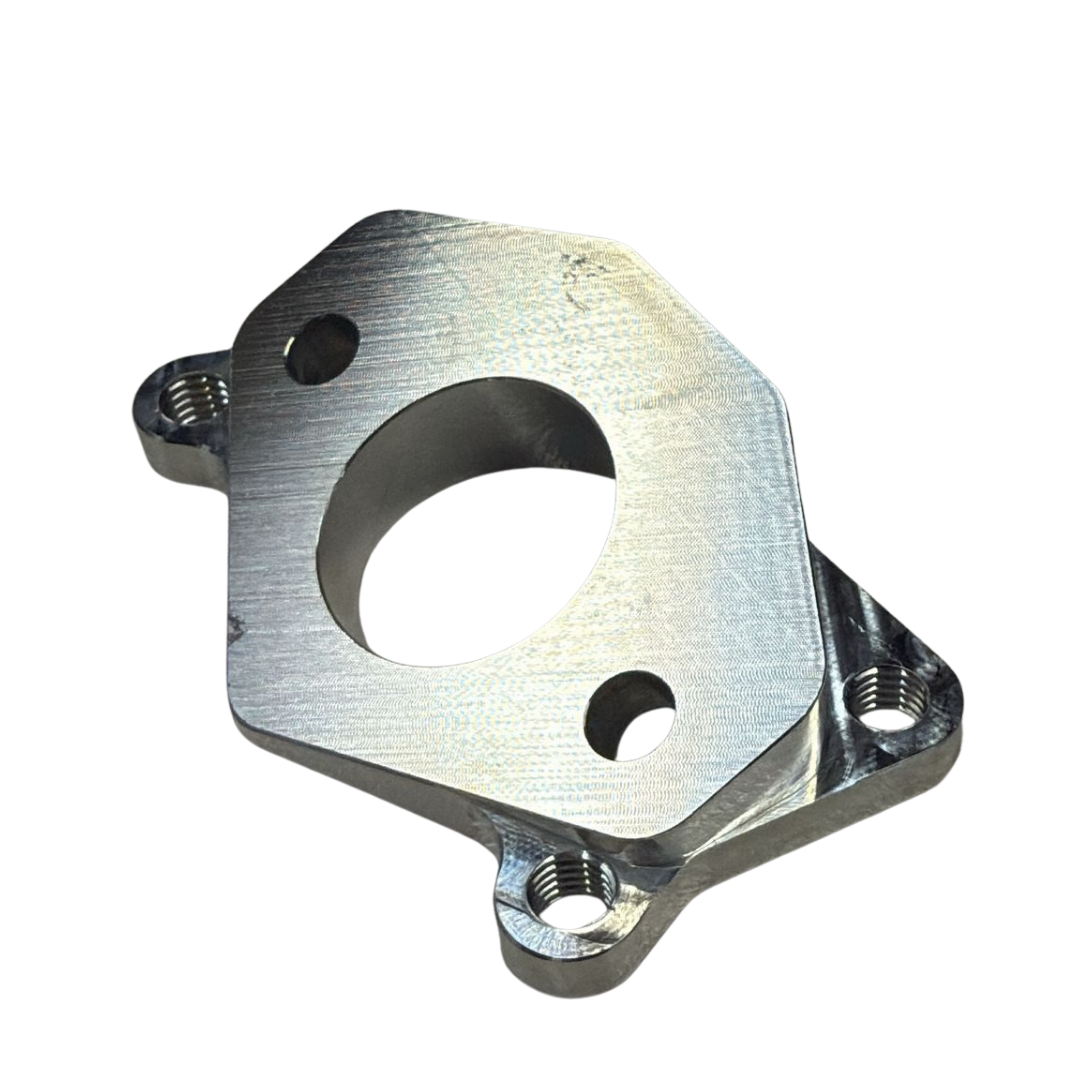 ALX Exhaust Manifold Adapter for BZM 50cc & Malossi 40cc Cylinders (incl Twins)