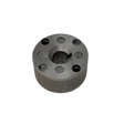 Metal mechanical rotor on a white background