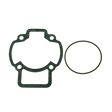 Gasket set with a large gasket and a smaller circular gasket on a white background