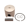 Piston and related components on a white background