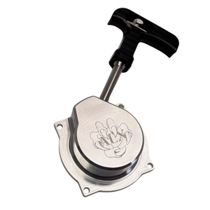 ALX Complete Replacement Pull starter with angled handle (RAW SILVER)