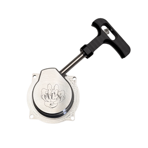 ALX Complete Replacement Pull starter with angled handle (RAW SILVER)