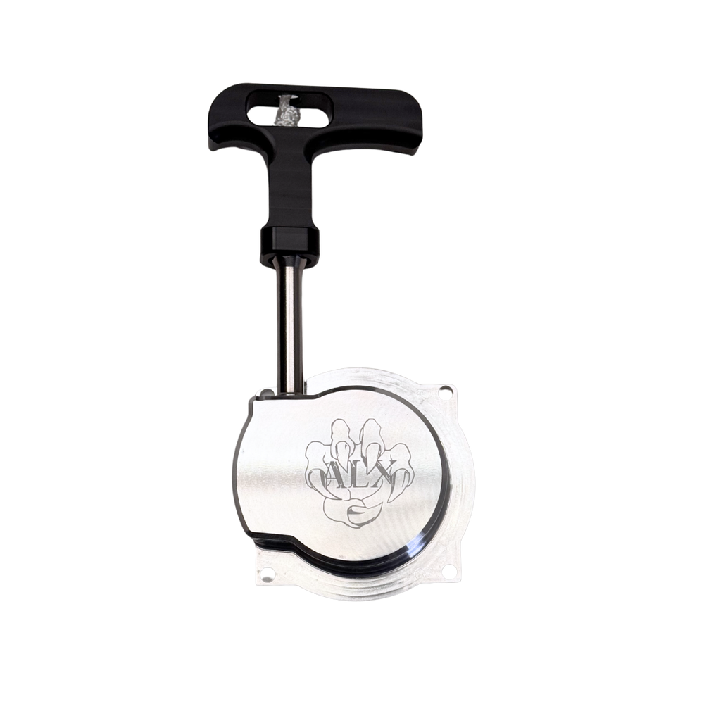 ALX Complete Replacement Pull starter straight (RAW SILVER)