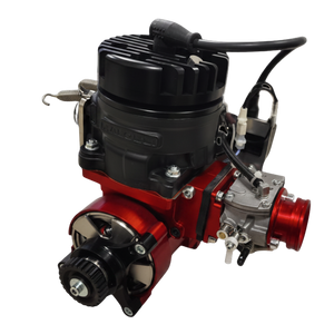 ALX Super 85 Malossi engine kit in black anodised finish for Primal Dragster