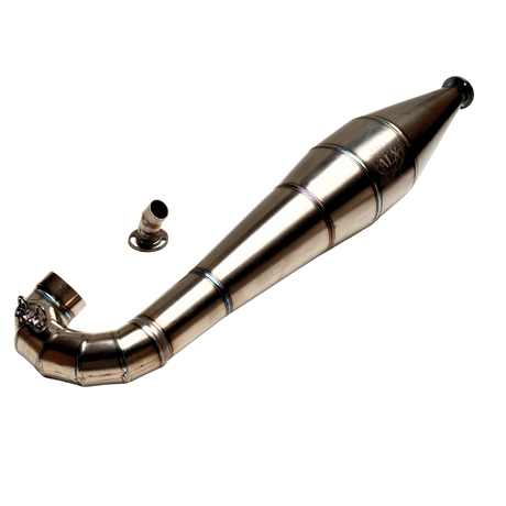 ALX Titanium Baja Big Bore V2 unsilenced side pipe with header