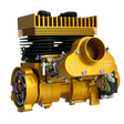 ALX Twin 80cc engine kit in gold anodised finish