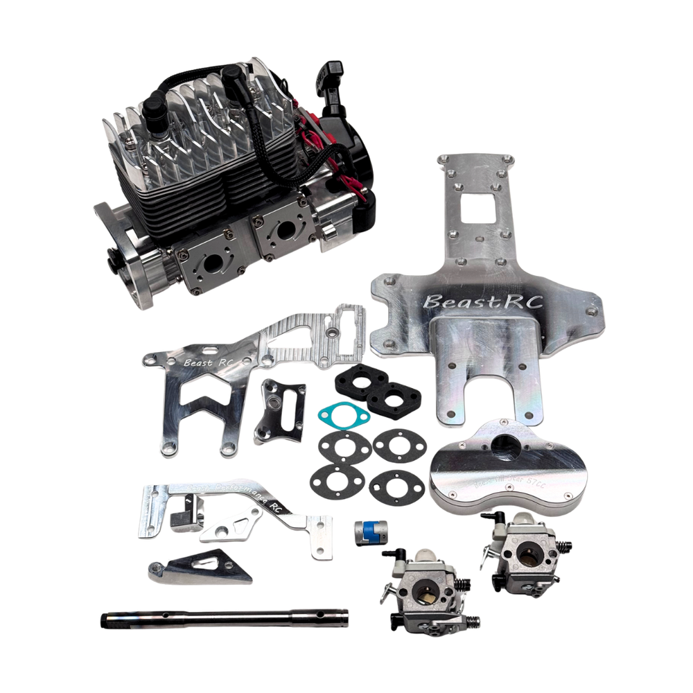 Beast RC 57cc Twin Cylinder Engine Kit