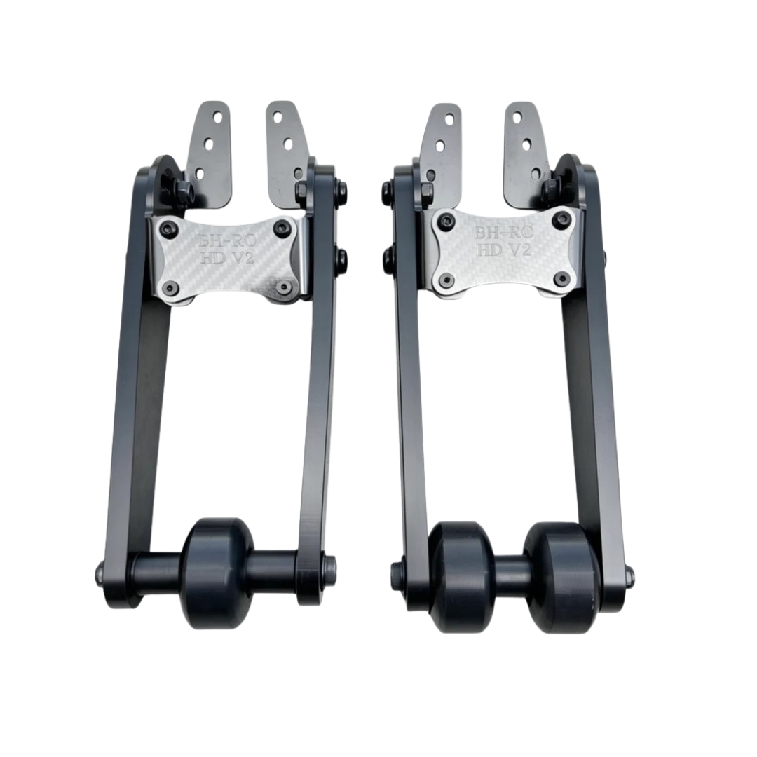 BoneHead RC Twin Wheel Conversion Kit for BoneHead Adjustable Wheelie Bars