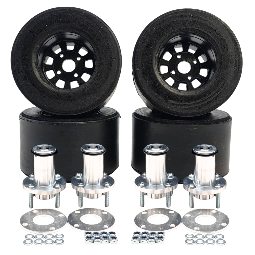 LOSI & KRAKEN BRP 7"x 4" racing slicks - complete kit