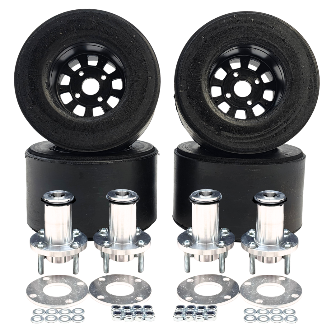 LOSI & KRAKEN BRP 7"x 4" racing slicks - complete kit