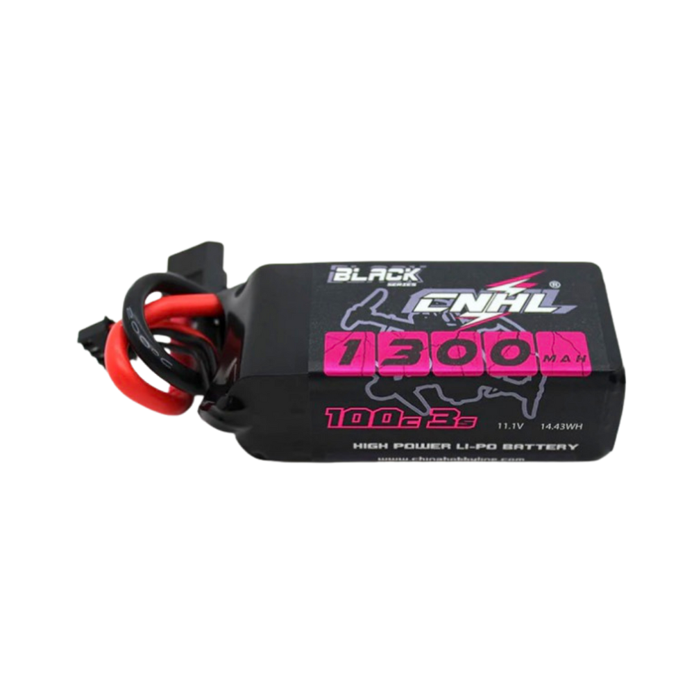 CNHL Black Series 1300mAh 11.1V 3S 100C Lipo Battery with XT60 Plug