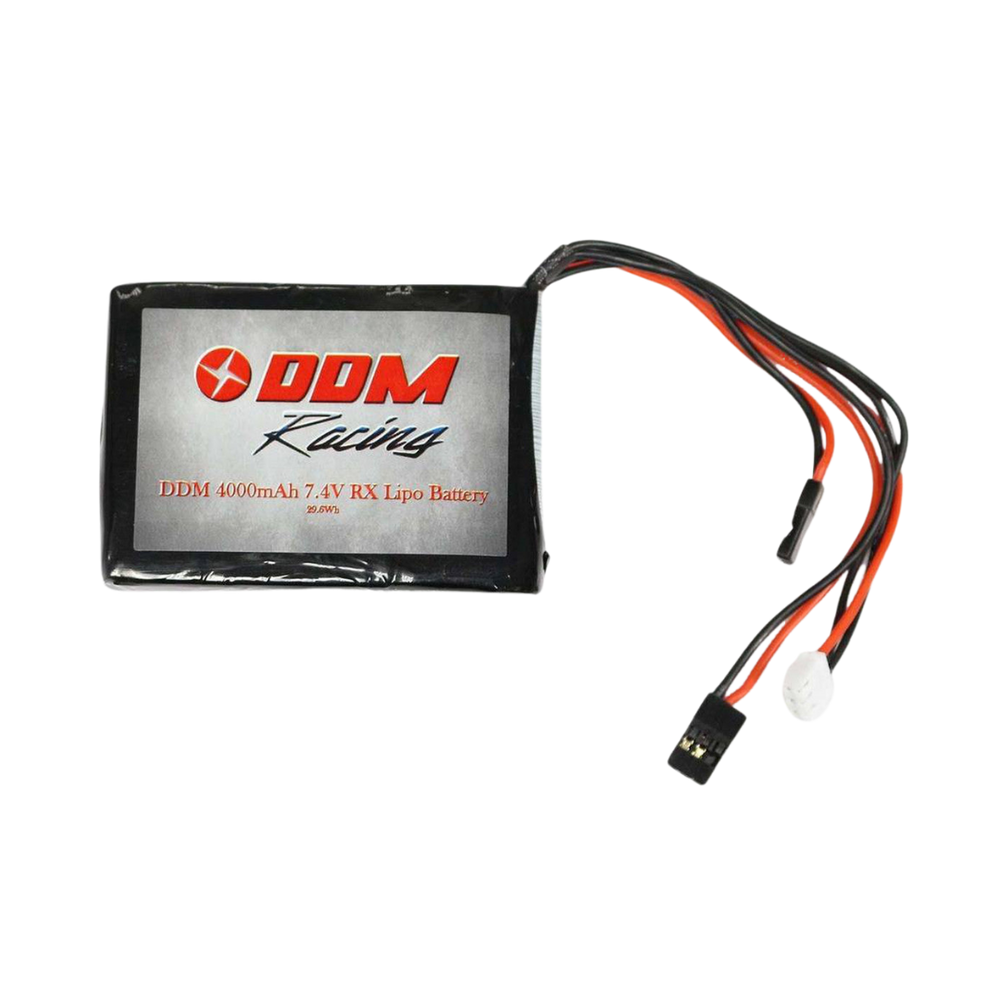 DDM Racing 7.4v 4000mAh RX LiPo Battery for HPI Baja 5B/5T/5SC