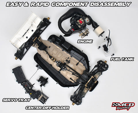 MCD RR5 Max Pro 1/4 Scale Buggy - Rolling Chassis