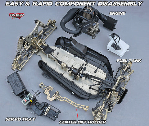 MCD RR5 Max Buggy FT-R Rolling Chassis