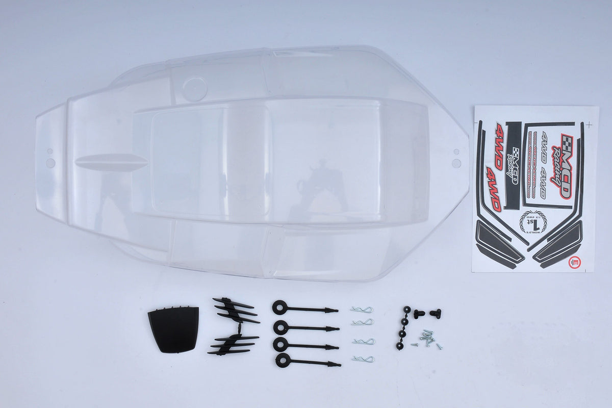 MCD RR5 CF Max Body Shell Kit Complete - M504101P – Taylor RC