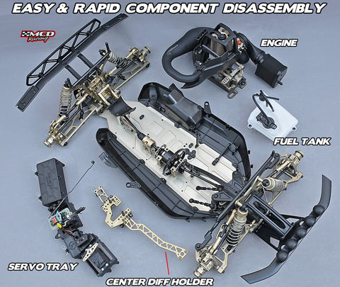 MCD W5 Max Short Course FT-R Rolling Chassis