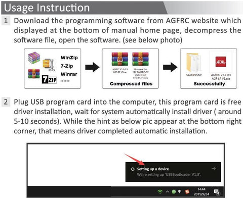 AGFRC V3 Servo Programmer + Software