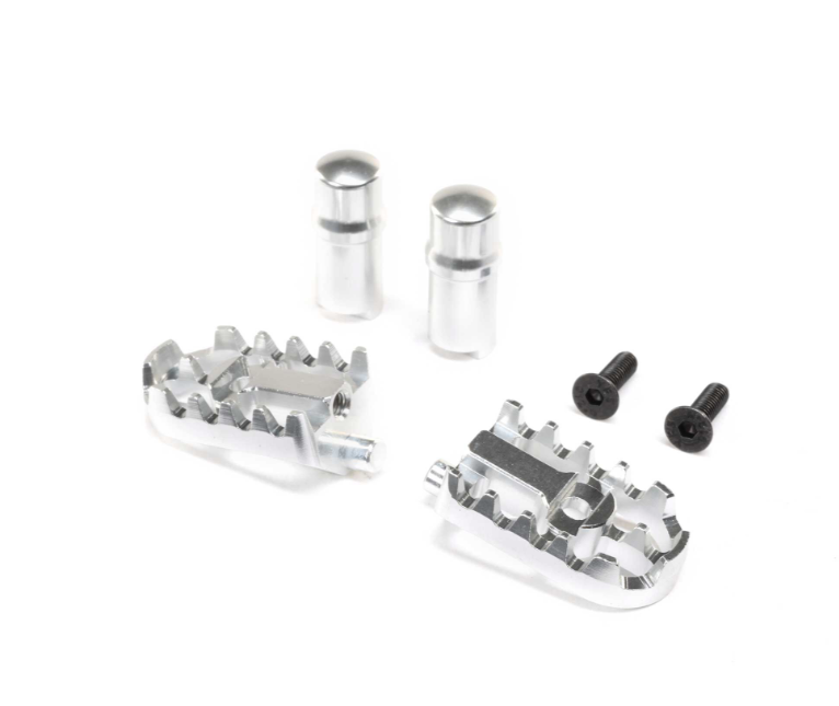 Aluminium Foot Pegs, Silver PromotoMXZLOS361001 TAYLOR RC Taylor RC