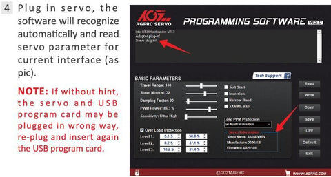 AGFRC V3 Servo Programmer + Software