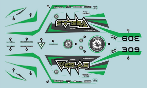 Kraken Vesla Decal set (electric version) KVS153