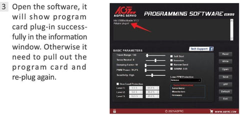 AGFRC V3 Servo Programmer + Software