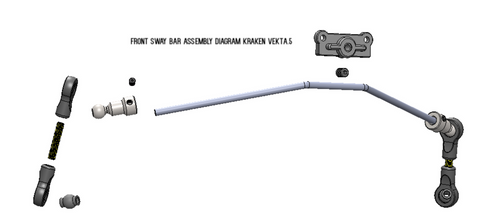 Kraken VESLA.5 Front and Rear Sway Bar Kit  [KVS158]