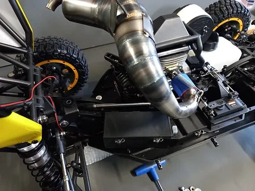 Tubo Di Scarico Tuning In Acciaio Per Losi Desert Buggy XL DBXL 1/5 RC