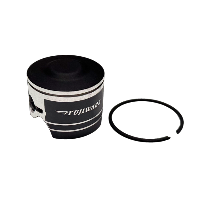 Black and white cylindrical component with 'Fujiwara' branding and a black ring on a white background.